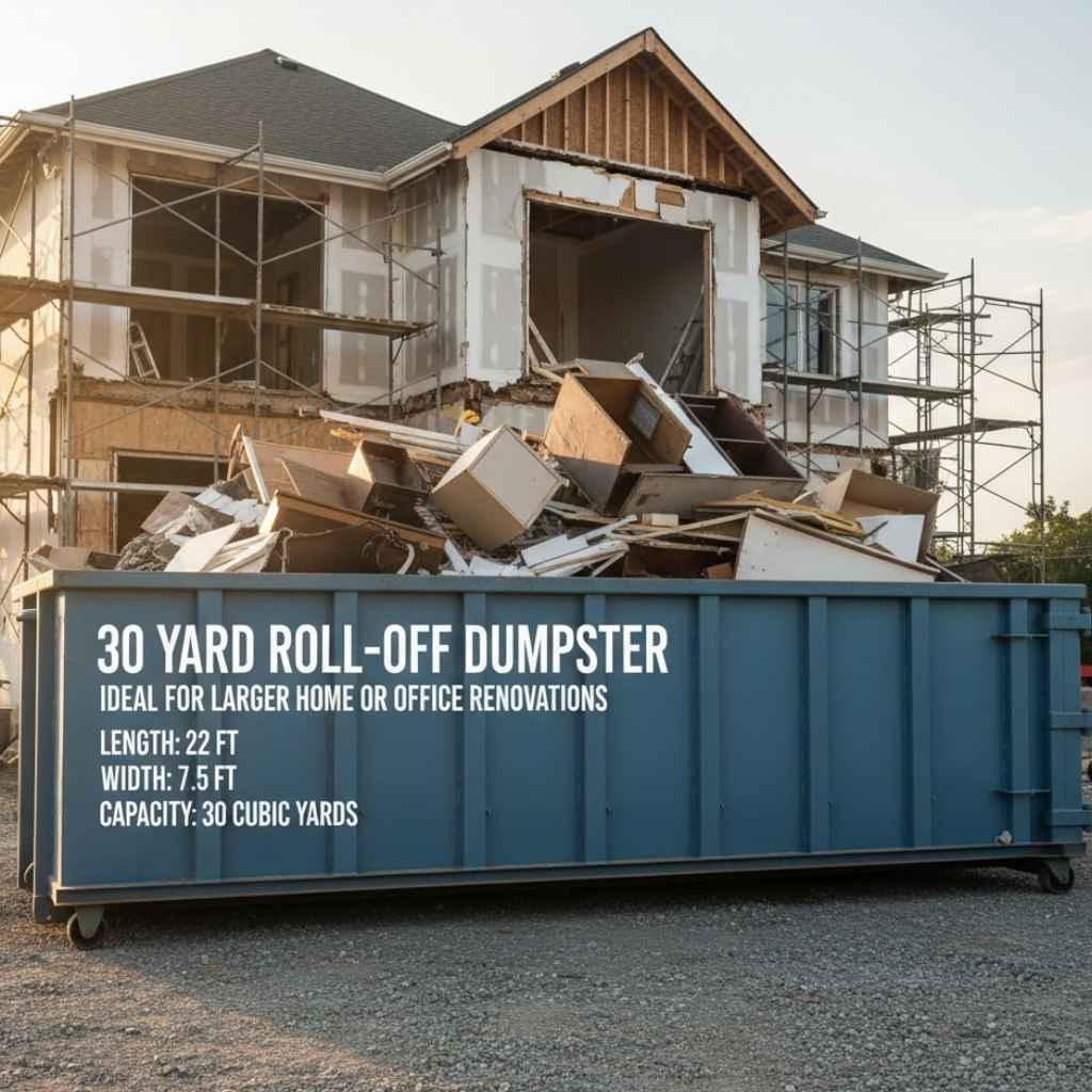 Fast construction dumpsters